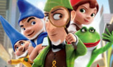 עולמם הסודי של גמדי הגינה לצפייה ישירה עם תרגום מובנה | Sherlock Gnomes