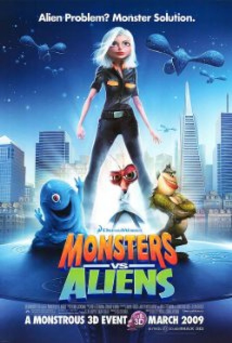 צפייה ישירה מפלצות נגד חייזרים | Monsters vs Aliens