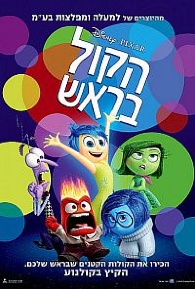 הקול בראש תרגום מובנה לצפייה ישירה | Inside Out