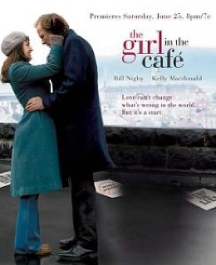 הנערה בבית הקפה תרגום מובנה The Girl In The Cafe לצפייה ישירה